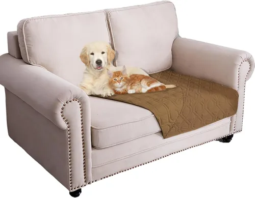 Vista 68 de Ameritex Manta Impermeable Reversible Cubierta para Cama de Perro Manta para Mascotas para Muebles Cama Sofá Sillón