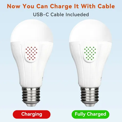 Vista 6 de Neporal MagicGlow - Bombillas recargables con control remoto, funciona con pilas, no necesita tomacorriente, alimentadas por USB, inalámbricas