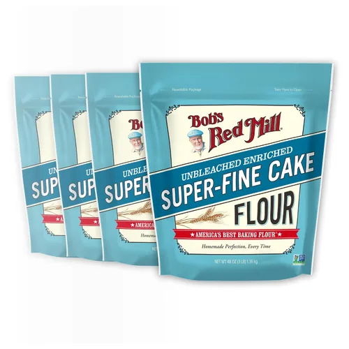 Vista 9 de Bob's Red Mill Harina para tartas - Bolsa de 3 libras, finamente molida, baja en proteínas, sin OMG, Kosher