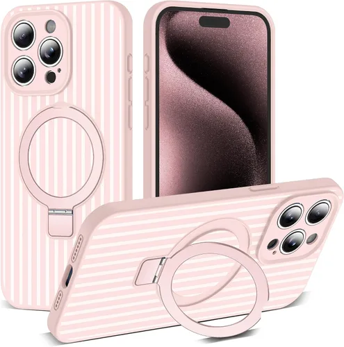 Vista 98 de SKYLMW Funda diseñada para iPhone 11 con soporte magnético invisible Compatible con Mag-Safe, a prueba de caídas de grado militar, a prueba