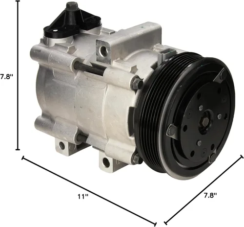 Vista 2 de Denso 471-8135 Nuevo compresor con embrague