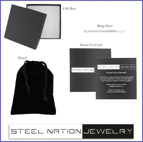 Vista 6 de Pulsera Bolo de Nylon Ajustable con Cuentas de Acero Inoxidable para Hombre - Elección