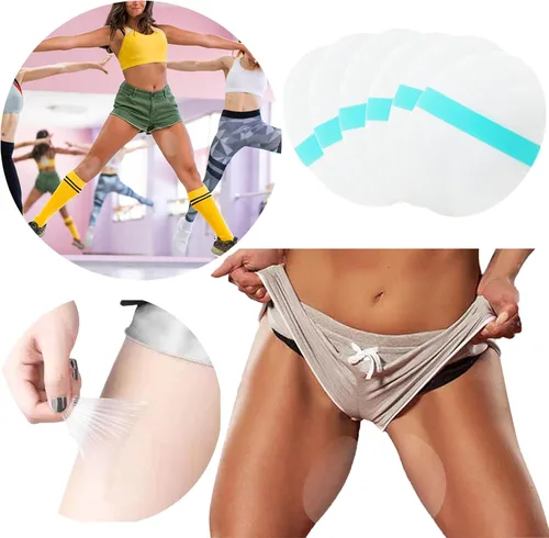 Vista 7 de Adhesivo interior antirozaduras en el muslo, autoadhesivo, resistente al desgaste, almohadillas antifricción para cuerpo, parche invisible ultrafino