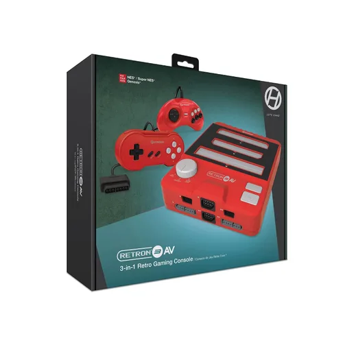 Vista 2 de Hyperkin RetroN 3 AV Gaming Console (Hyper Beach) For NESSuper NES (SNES) Genesis