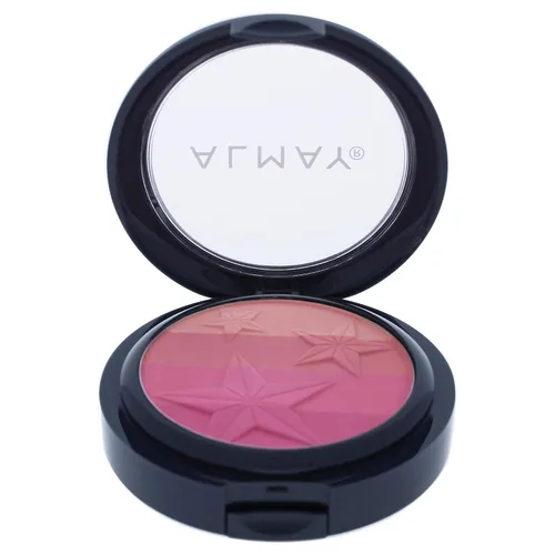 Vista 10 de Almay Paleta de rubor, maquillaje facial, polvo de alto pigmento, rubor inteligente de sombra, hipoalergénico, coral 030, 0.32 onzas