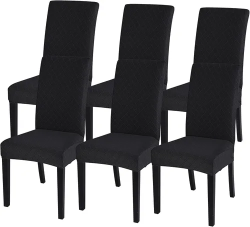 Vista 14 de SearchI Juego de 2 fundas elásticas para sillas Parsons de comedor, fundas elásticas con estampado de elastano, extraíbles, lavables, fundas