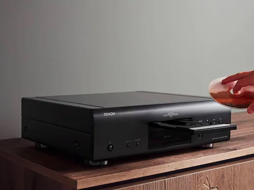 Vista 7 de Denon DCD-1700NE Reproductor SACD, Reproductores de CD para el hogar, convertidor D/A de 192 kHz/32 bits de ultra precisión, diseño resistente a