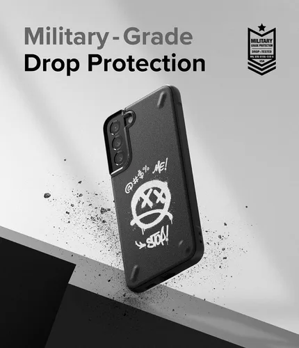 Vista 5 de Ringke Onyx - Funda protectora para teléfono compatible con Samsung Galaxy S22 Plus 5G (2022), diseño impreso, resistente, resistente, duradero, a