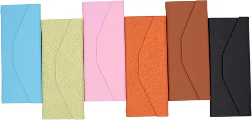 Vista 34 de Real Sic Funda para lentes de sol para hombres y mujeres, soporte magnético plegable para lentes de sol, inspirado en el color sólido