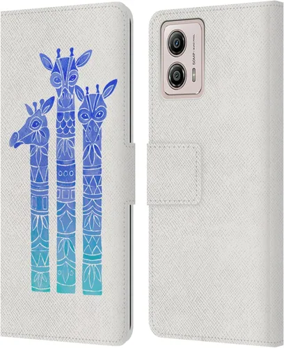 Vista 14 de Head Case Designs Officially Licensed Cat Coquillette Alpacas Animals Leather Book Wallet Case Cover Compatible with Motorola Moto G53 5G