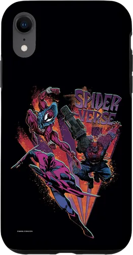 Vista 24 de iPhone 16 Marvel Spider-Man: Across the Spider-Verse 2099 Strike Team Case