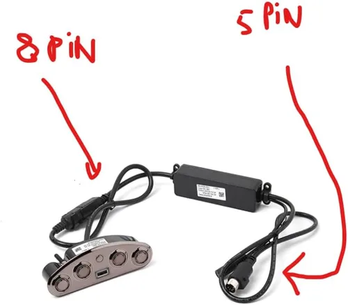 Vista 5 de Mulin - Interruptor reclinable eléctrico MLSK35-D2 izquierdo (lado derecho) con USB para dos motores/igual que MLSK35-D controlador izquierdo de 5