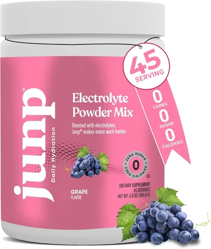 Vista 26 de JUNP Electrolitos en polvo, sin azúcar, sin carbohidratos, mezcla de electrolitos cetogénicos de limonada de bayas, electrolitos en polvo