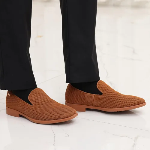 Vista 7 de Dirk Zapatos de vestir para hombre, zapatos de esmoquin sin cordones, mocasines informales, zapatos Oxford a la moda, ligeros