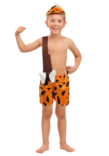 Vista 2 de Disfraz para niño pequeño Bamm-Bamm Rubble de los Picapiedra Multicolor