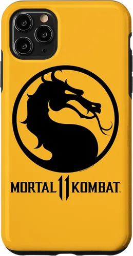 Vista 13 de Mortal Kombat 11 Dragon Black Logo Case for iPhone 17