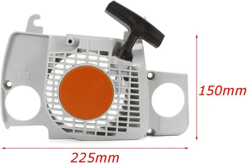 Vista 2 de Conjunto de arranque de tracción de retroceso de retroceso 1130-080-2100 para motosierras Stihl 017 018 MS170 MS180