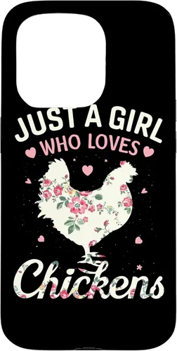 Vista 14 de Just A Girl Who Loves Chickens, Floral Farmer Girl Case for iPhone 17