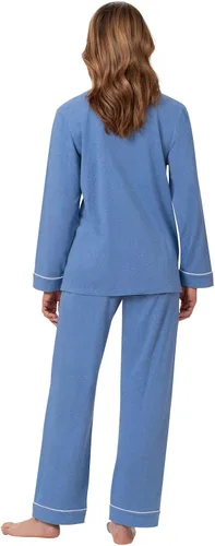 Vista 43 de PajamaGram Conjunto de pijama para mujer – Pijama para mujer, jersey novio, 100% algodón