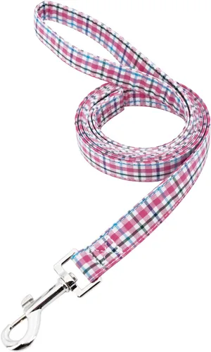 Vista 11 de Tunkoo Collar para perro con pajarita, elegante, a cuadros, suave, cómodo, de algodón, ajustable, hebilla de metal premium, pequeño, mediano