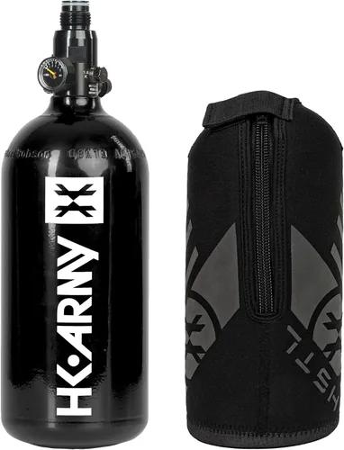 Vista 11 de HK Army Tanque de aire comprimido de aluminio HPA para paintball con sistemas de aire - Regulador estándar Negro