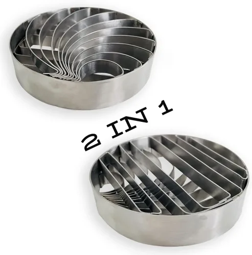 Vista 9 de Molde de pan mexicano hecho de acero inoxidable de 4.1 pulgadas, sello de concha, molde de dos caras para Pan Dulce Mexicano Cortadora de Pan