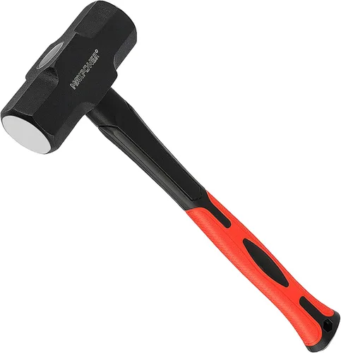 Vista 12 de MAXPOWER Martillo de trineo de 2 libras, mango de fibra de vidrio de 9-1/4