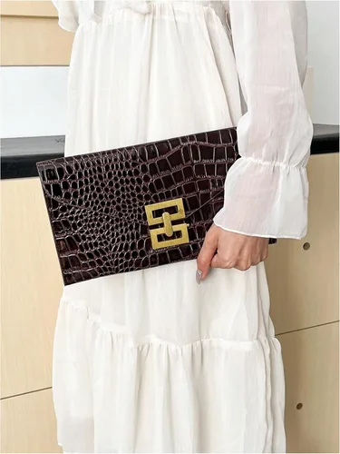 Vista 3 de Verdusa - Bolsos de mano para mujer. Bolsos de noche con sobre. Bolsos metálicos elegantes para boda formal