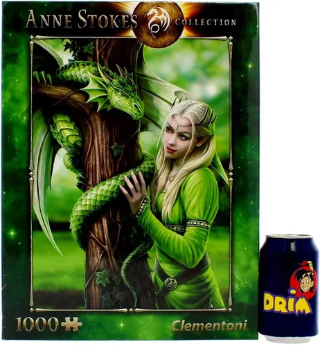 Vista 6 de Clementoni - 39463 - Colección Anne Stokes Puzzle para Adultos y Niños - Espíritus afines - 1000 Piezas