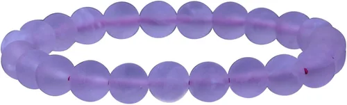 Vista 11 de Amandastone Pulsera elástica de cuentas redondas de 0.315 in con piedras preciosas naturales de 7 pulgadas