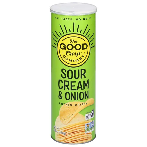 Vista 18 de The Good Crisp Company, Cheddar blanco envejecido, papas fritas sin gluten (recipientes de 5.6 onzas, paquete de 8), sin OMG, apto para alérgenos