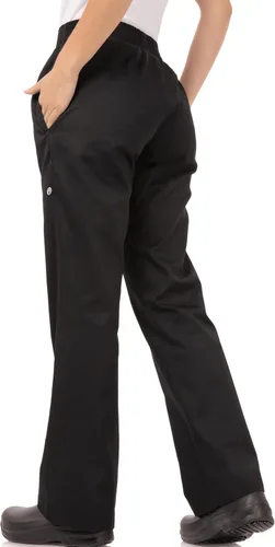 Vista 3 de Chef Works Pantalones de chef holgados esenciales para mujer
