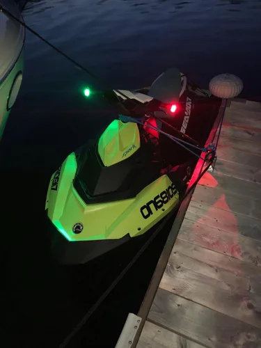Vista 9 de Kayak Lights for Night Kayaking, Battery Operated Red and Green Navigation Lights for Dinghy, Canoe, Jetski