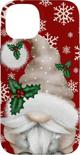 Vista 4 de Aesthetic Snowflake Cute Winter Gnome for Christmas Grandma Case for iPhone 17