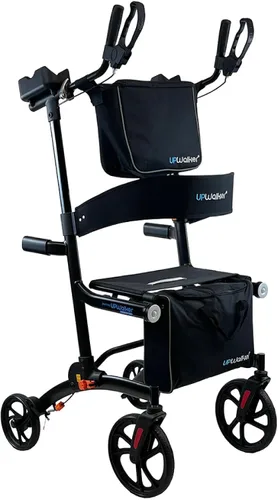 Vista 6 de Journey UPWalker Grande – El Andador Vertical Original – Andador Vertical Ajustable Premium, Ligero con Asiento para Adultos, Personas Mayores