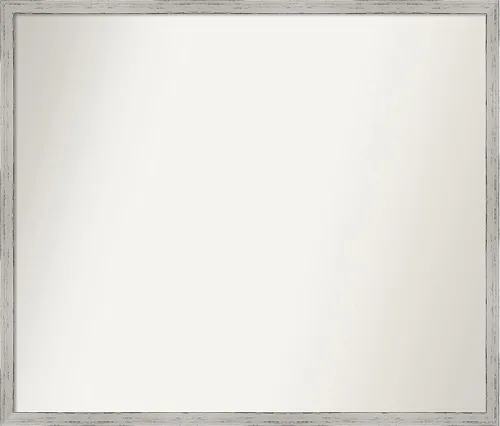 Vista 75 de Amanti Art Espejo de baño blanco para sobre el fregadero, 22 x 45 pulgadas, espejo de tocador rectangular blanco Lucie, marco de madera moderno