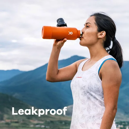 Vista 2 de Hydro Flask - Termo de tapa Flex estándar, negro, 532 ml