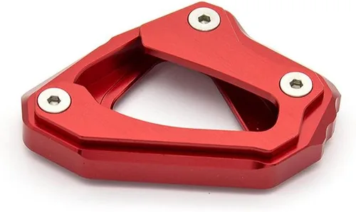 Vista 6 de Krace Soporte lateral para motocicleta, placa de ampliación de pie lateral, almohadilla de extensión para Yamaha YZF R1 2009-2016