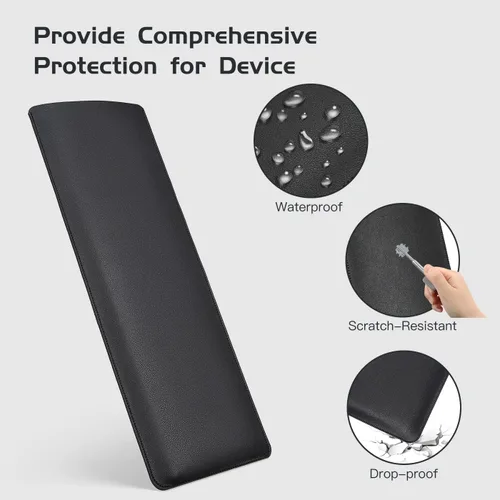 Vista 4 de CaseBuy Funda de piel sintética para teclado Apple Magic 2024 con USB-C y iMac Magic M1 M3 M4 Chip A2520 A1843 y Mac Studio 2022 con teclado