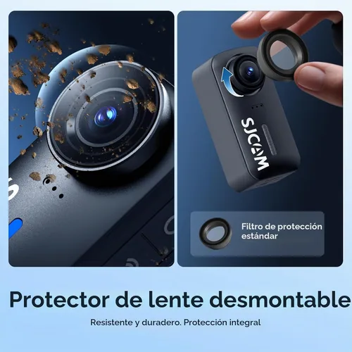 Vista 8 de Cámara de acción SJCAM C110 Plus 4K, mini cámara magnética del cuerpo del POV