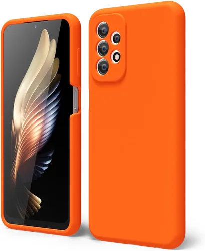 Vista 212 de oakxco Funda para teléfono Samsung Galaxy A12 con agarre de silicona líquida, linda delgada fina suave cubierta de gel de goma TPU lisa para mujeres