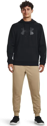 Vista 3 de Under Armour Sudadera con capucha de forro polar con logotipo grande