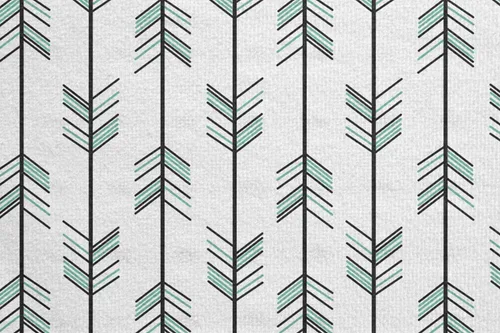 Vista 5 de Ambesonne Arrow - Toalla para esterilla de yoga, patrón de flechas de color pastel, diseño tribal antiguo en ilustración gráfica, antideslizante