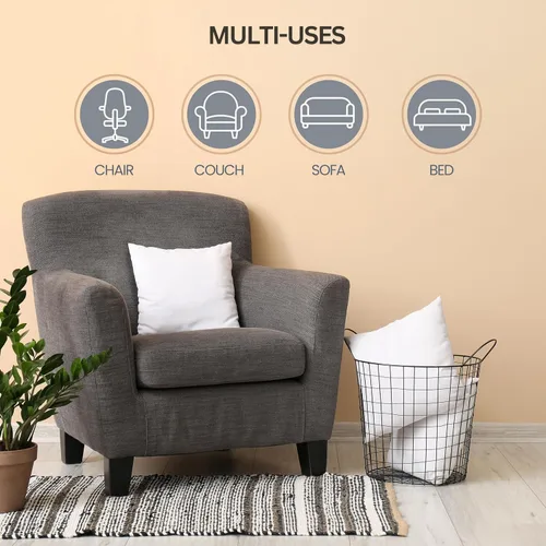 Vista 7 de Almohadas Almohada alternativa de plumón Almohadas de cama Inserto de almohada de cojín de sofá Almohadas decorativas para interiores