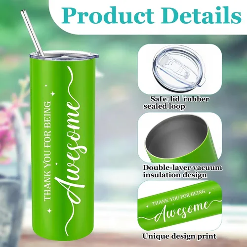 Vista 3 de Norme 12 Piezas Regalos de Agradecimiento Tazas a Granel Regalos de Navidad de Apreciación para Empleados, Equipo, Personal, Compañeros de Trabajo
