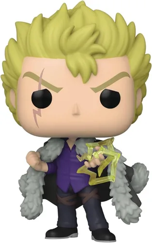 Vista 6 de POP Fairy Tail - Figura de vinilo Laxus Dreyar Funko (paquete con funda protectora de caja compatible)