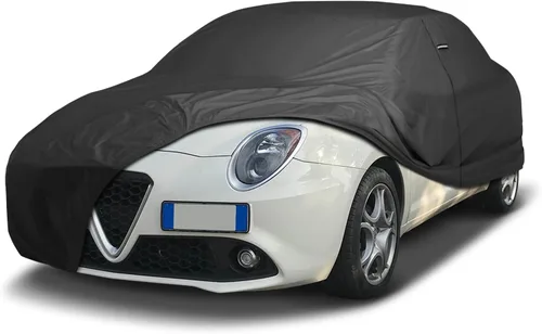 Vista 34 de iCarCover Funda de automóvil personalizada de alta calidad para Alfa Romeo 147 2002-2007, resistente, impermeable, para todo tipo de clima, lluvia