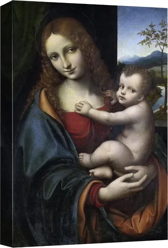 Vista 37 de wall26 Lienzo impreso para pared, diseño de Salomé y San Juan Bautista, por Solario, Historia del Renacimiento, ilustraciones de bellas artes, arte