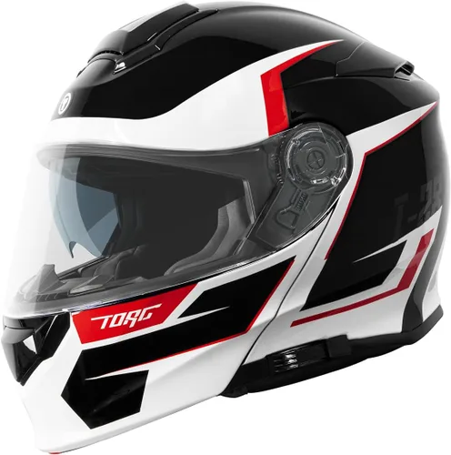 Vista 21 de TORC T28 - Casco integral para motocicleta con diseño gráfico de estrella, aprobado por DOT y ECE 22.05 (Estrella Oscura-X-Pequeño)