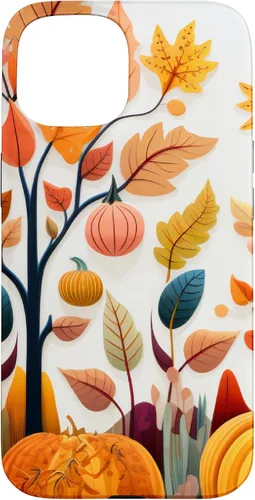 Vista 6 de Fall Leaves Autumn Pumpkin Theme Autumn Color Yellow Case for iPhone 17